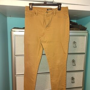 d. jeans Women's Mustard Skinny Jeans